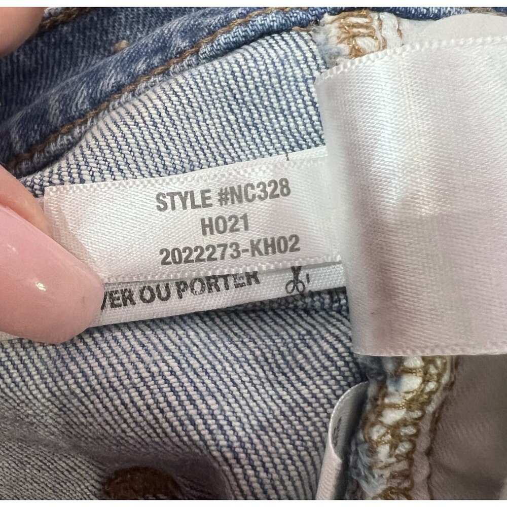 Madewell Women 27 the perfect vintage straight jeans Denman Wash Distressed - Picture 14 of 16